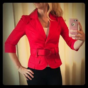 Forever 21 Tailored Red Jacket